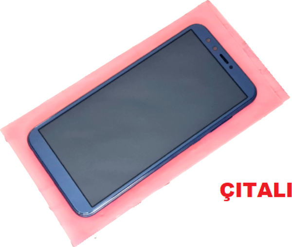 Tkgz Huawei Honor 9 LİTE Lcd Ekran Dokunmatik (ÇITALI) MAVİ - Image 1