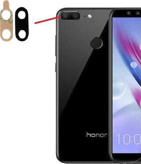 Tkgz Huawei HONOR9 LİTE Arka Kamera Camı Lens Yapışkanlı - Image 1