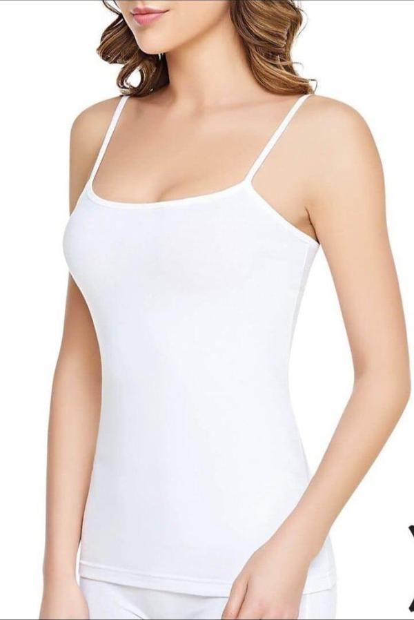 TUTKU 0146 BAYAN ELASTAN İP ASKILI ATLET 10 ADET - Image 1