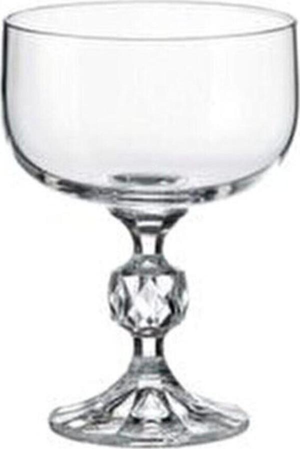 Crystalıte 6,lı Paket Kristal Ayaklı Cam Cup - Image 1