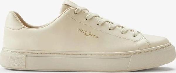 Fred Perry Erkek Krem Logo Detaylı Sneaker - Image 1