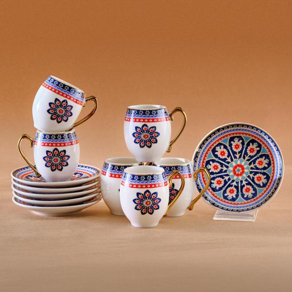 Karaca Söğüt 6 Kişilik Kahve Fincanı 90 ml - Image 1