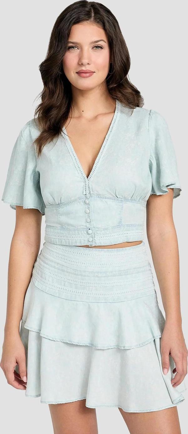 Guess Luıza Top Kadın Mavi Etek W5GH82D5N81-TCPA - Image 1