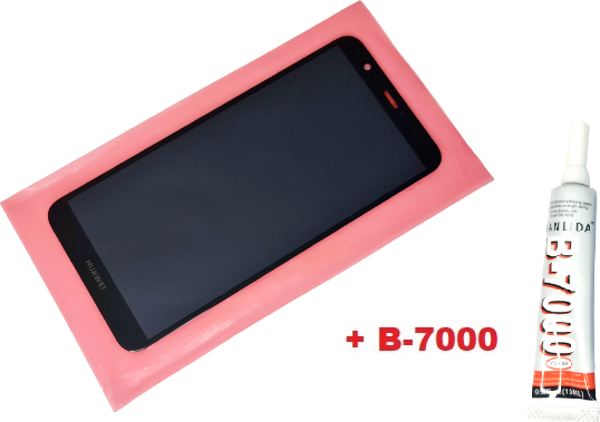Tkgz Huawei P Smart 2018 Lcd Ekran Dokunmatik (ORJİNAL) B-7000 SİYAH - Image 1