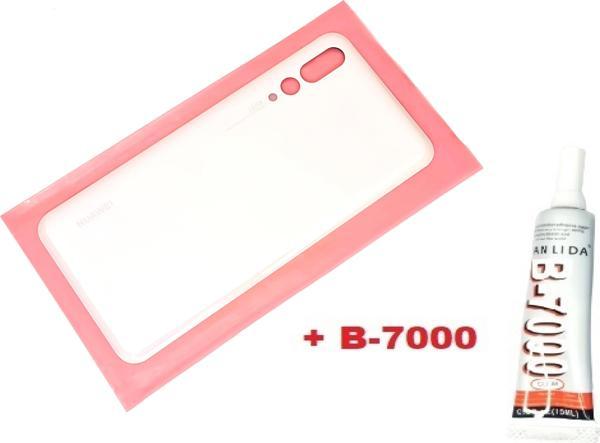 Tkgz Huawei P20 PRO Arka Pil Batarya Kapağı (CAM+B-7000) PEMBE - Image 1