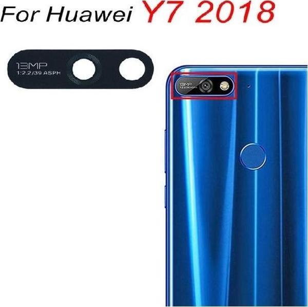 Tkgz Huawei Y7 2018  Arka Kamera Camı Lens Yapışkanlı - Image 1