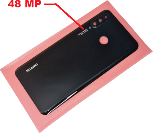 Tkgz Huawei P30 Lite Arka Kapak ( Kamera Lensli 48 MP) SİYAH - Image 1