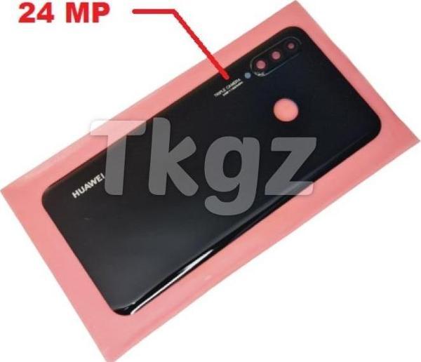 Tkgz Huawei P30 Lite Arka Pil Batarya Kapağı ( Kamera Lensli 24 MP) SİYAH - Image 1