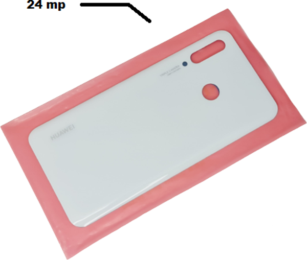 Tkgz Huawei P30 Lite Arka Pil Batarya Kapağı (24 MP) BEYAZ - Image 1