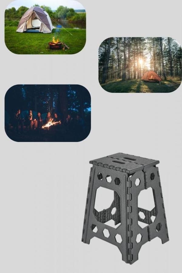Piev Katlanır Çok Amaçlı Kolay Taşınır Kamp Piknik Tabure - Image 1
