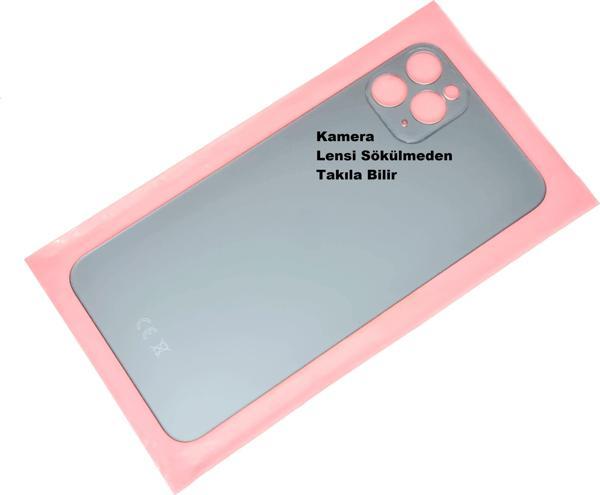 Tkgz İphone 11 PRO MAX Arka Pil Batarya Kapağı (CAM) Mavi - Image 1