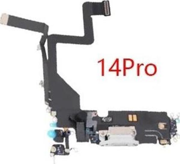Tkgz İphone 14 PRO FULL Şarj Soketi (SİYAH) - Image 1