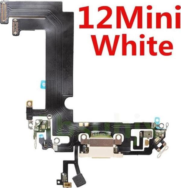 Tkgz İphone 12 MİNİ FULL Şarj Soketi (BEYAZ) - Image 1