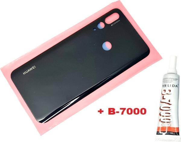 Tkgz Huawei Y9 Prime 2019 Arka Pil kapağı (B-7000) SİYAH - Image 1