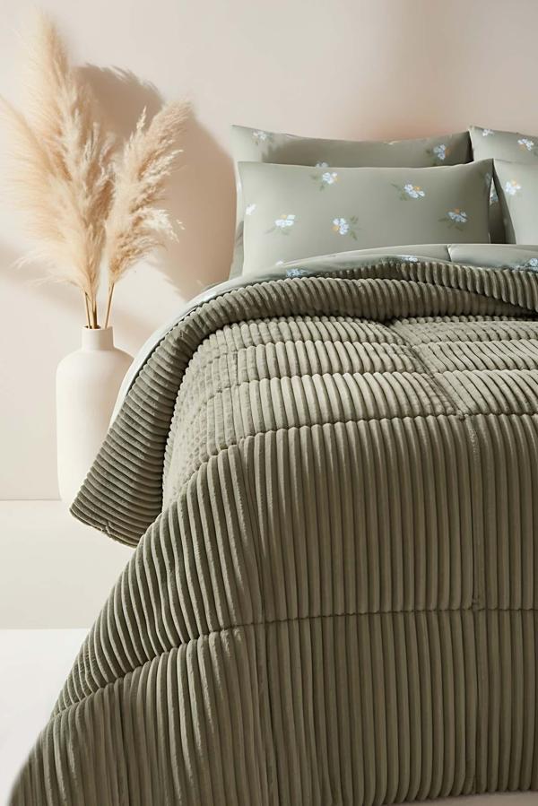 Yeşil Papatya Çift Kişilik Tresa Uyku & Çeyiz Seti - Image 1