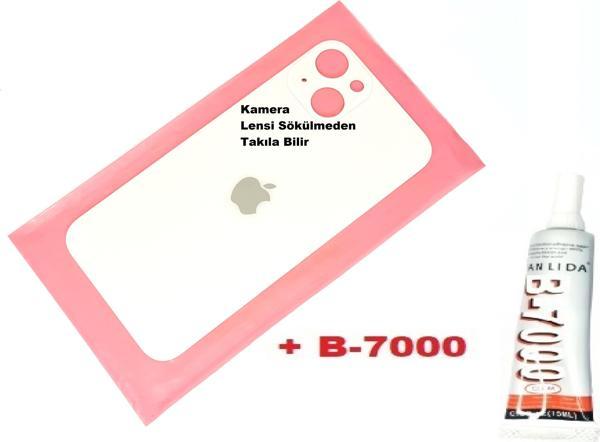 Tkgz İphone 13 Arka Pil Batarya Kapağı (CAM+B-7000) GOLD - Image 1
