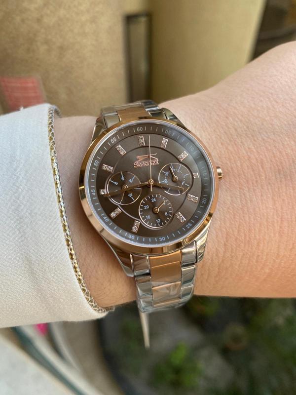 Slazenger SL.09.2151.4.03 Quartz Çelik Rose Gold/Gri 35 mm Kadın Kol Saati - Image 1