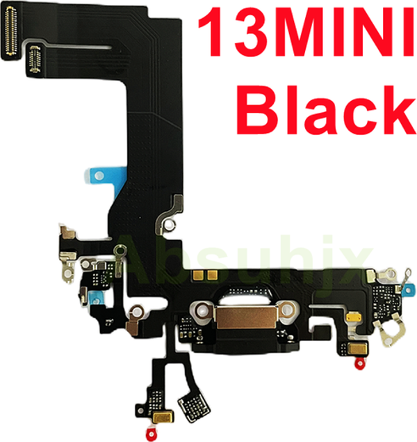 Tkgz İphone 13 MİNİ FULL Şarj Soketi (SİYAH) - Image 1