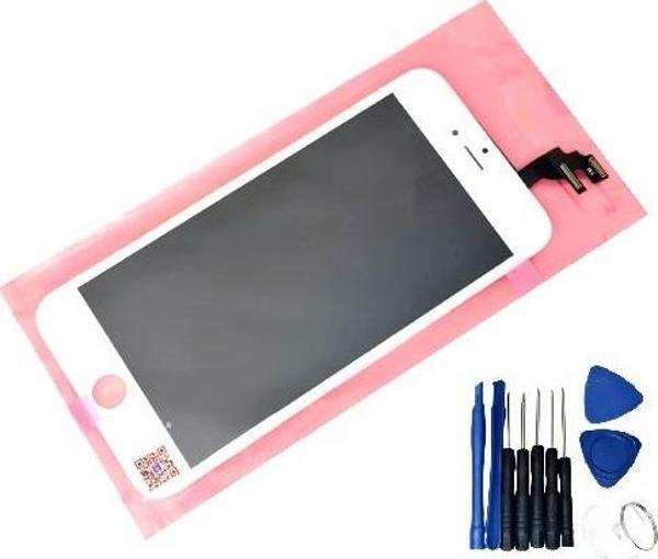 Tkgz İphone 6 PLUS Lcd Ekran dokunmatik (LW Tamir SETİ) BEYAZ - Image 1