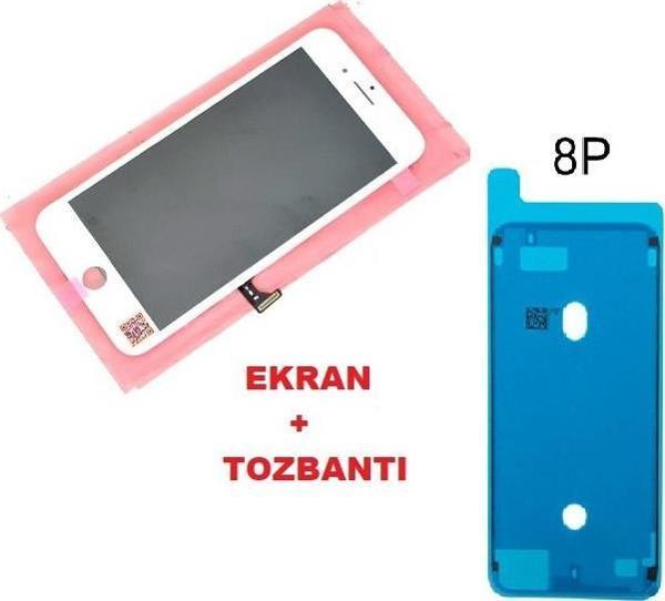 Tkgz İphone 8 PLUS Lcd Ekran dokunmatik (LW Marka TOZBANTI) BEYAZ - Image 1