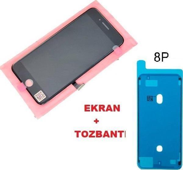 Tkgz İphone 8 PLUS Lcd Ekran dokunmatik (LW Marka TOZBANTI) SİYAH - Image 1