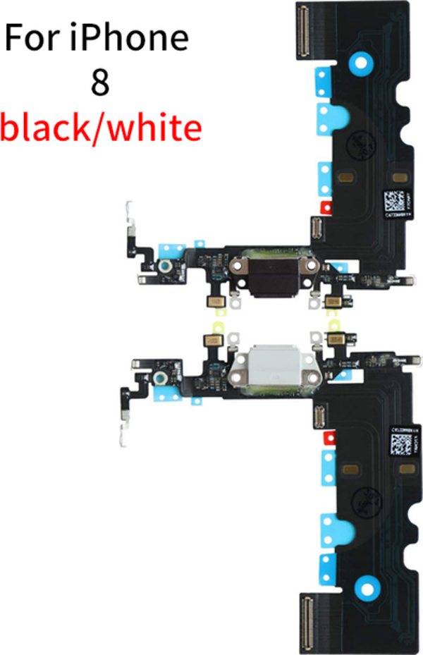 Tkgz İphone 8G FULL Şarj Soketi (SİYAH) - Image 1