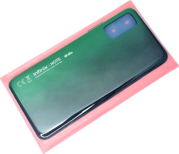 Tkgz İnfinix Note 7 Lite Kasa Arka Pil Batarya Kapağı YEŞİL - Image 1