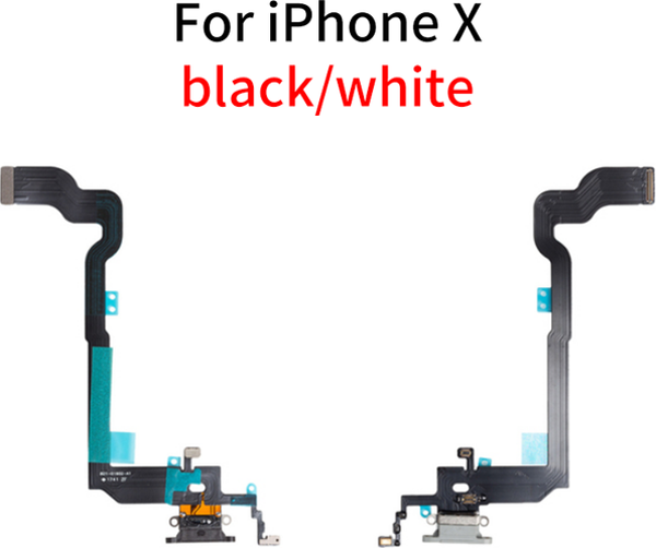 Tkgz İphone X FULL Şarj Soketi (SİYAH) - Image 1
