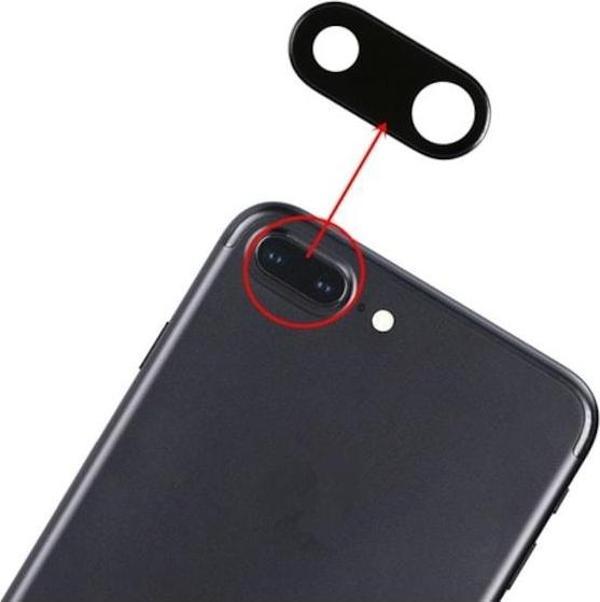 Tkgz İphone 7 PLUS Arka Kamera Camı Lens Yapışkanlı - Image 1