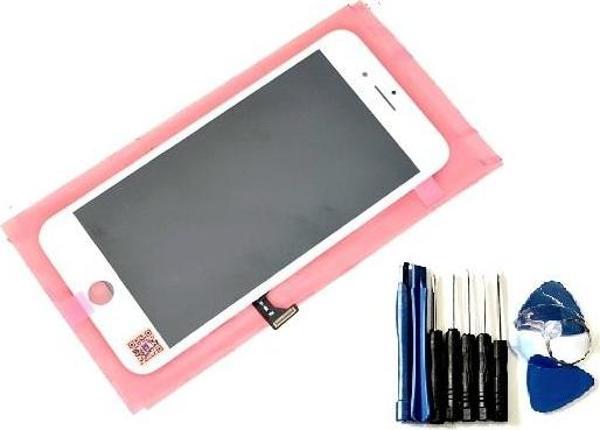 Tkgz İphone 7 PLUS Lcd Ekran dokunmatik (LW Tamir SETİ) BEYAZ - Image 1