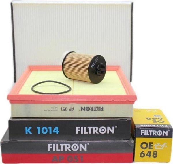 Filtron 14Xep) Opel Astra H 2004/2007 1.4 (Benzinli Twinport Bakım Filtre Seti Marka - Image 1