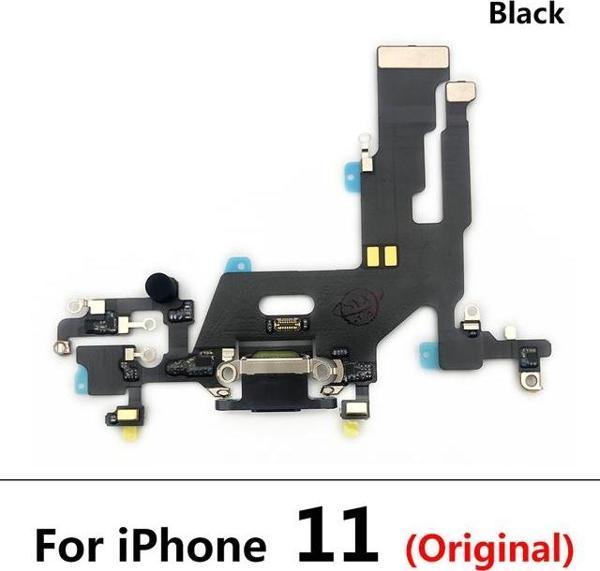 Tkgz İphone 11 FULL Şarj Soketi (SİYAH) - Image 1