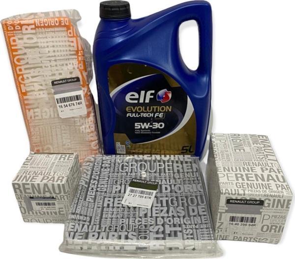Elf Clio 1.4/1.5 Fitre Seti Mais + Evolutıon Fultech Fe 5W30 5Lt Dpf Li 2022 Model Yeni Ambalaj Hedi - Image 1