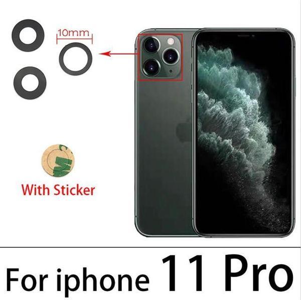 Tkgz İphone 11 PRO Arka Kamera Camı Lens Yapışkanlı - Image 1