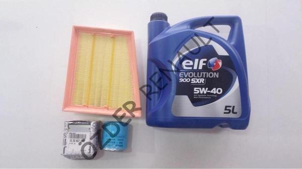 Mais Megane 4 - Iv Yağ Bakım Seti (Yağ Filtresi Hava Filtresi 5/40 5Lt Elf Motor Yağı) 152085758R - 16546 - Image 1