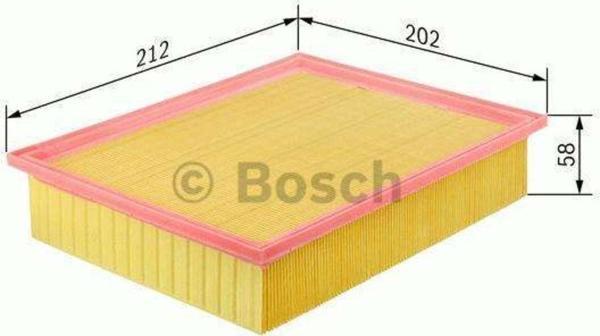 Bosch Hava Fıltresı Corsa D Doblo 10-Lınea 07-Punto 0 F026400057 - Image 1