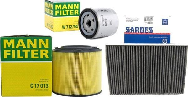 Sardes Audi A4 1.4 Tfsi Benzinli Filtre Bakım Seti 2015-2020 Mann Fıltre - Image 1