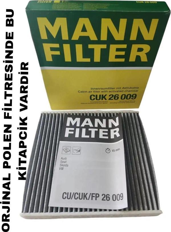Mann Fılter Karbonlu Polen Filtresi ( Vw / Skoda / Audi /Seat / Ford) ( Mann Filter - Cuk26009) - Image 1