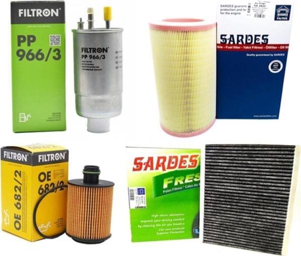 Sardes Fiat Bravo 1.6 Uyumlu Multijet Filtre Bakım Seti 2008-2013 - Image 1