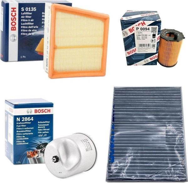 Bosch Ford Courier 1.5/1.6 Tdcı Dizel Filtre Bakım Seti 2014-2018 - Image 1