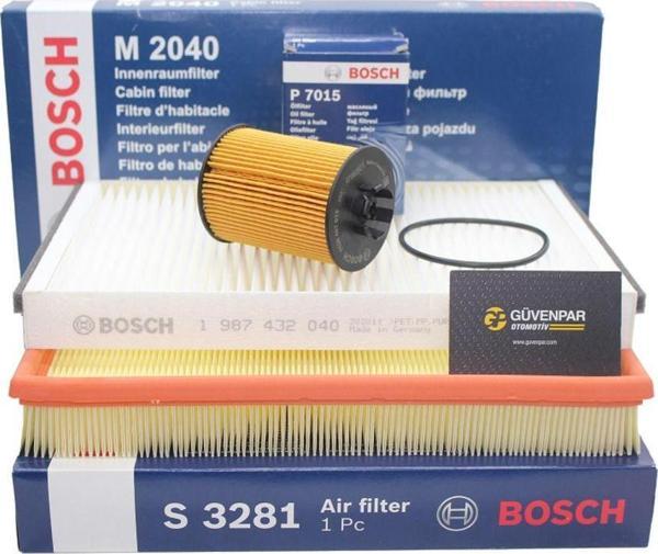 Bosch Opel Astra H 1.4 (Z14Xep) Benzinli Twinport Motor Bakım Filtre Seti Marka - Image 1