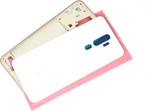 Tkgz Oppo A5 2020 Kasa Arka Pil Batarya Kapağı BEYAZ - Image 1