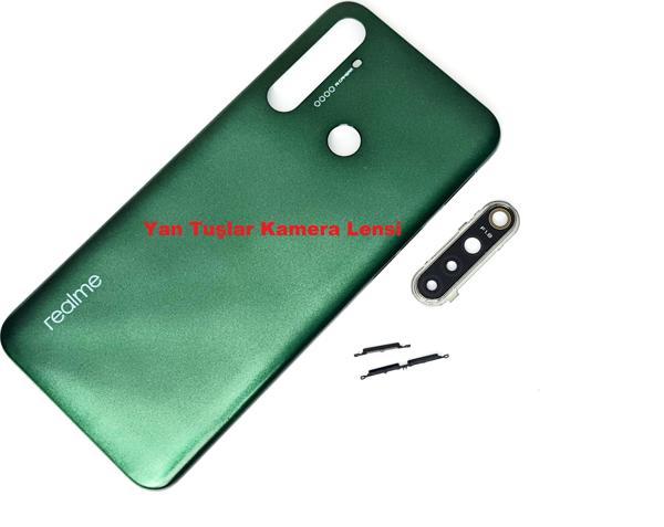 Tkgz Oppo Realme 5İ Kasa Arka Pil Batarya Kapağı YEŞİL - Image 1