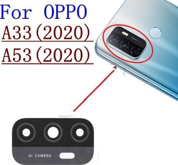 Tkgz OPPO A53 Arka Kamera Camı Lens Yapışkanlı - Image 1