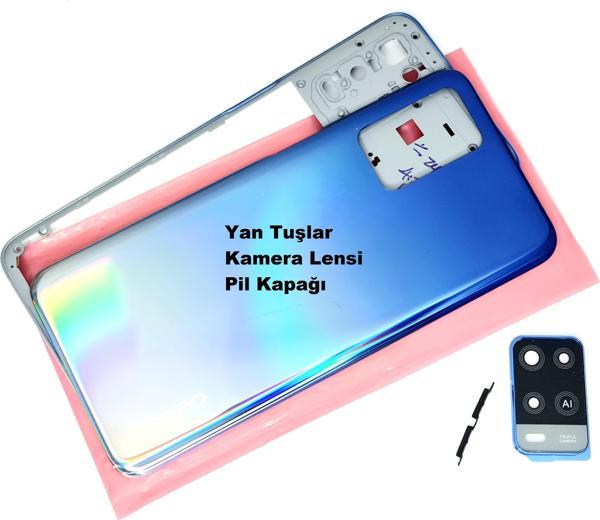 Tkgz Oppo A54 kasa Arka Pil Batarya Kapağı MAVİ - Image 1