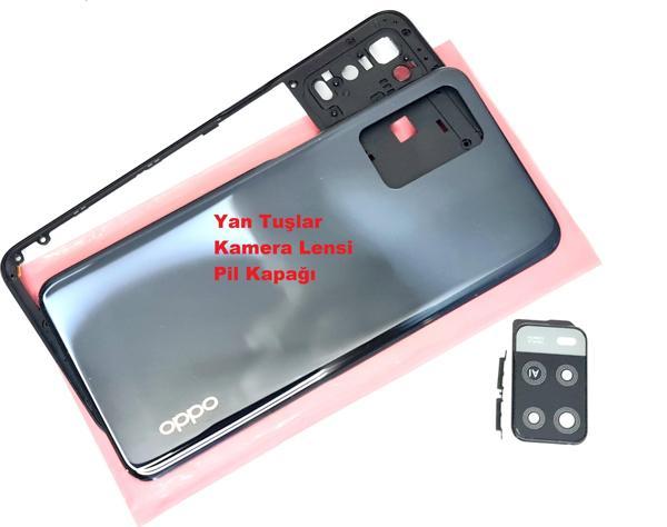 Tkgz Oppo A54 kasa Arka Pil Batarya Kapağı SİYAH - Image 1