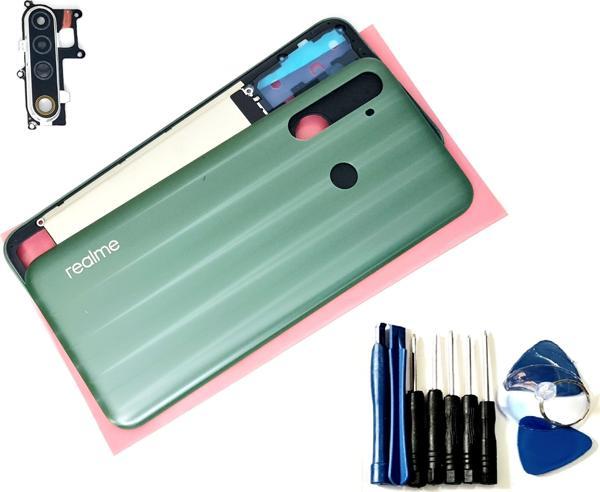Tkgz Oppo Realme 6İ KASA Arka Pil Batarya Kapağı (TAMİR SETİ) YEŞİL - Image 1