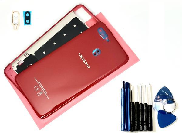 Tkgz Oppo A5S KASA Arka Pil Batarya Kapağı (TAMİR SETİ) KIRMIZI - Image 1