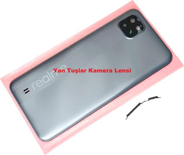 Tkgz Oppo Realme C11 Arka Pil Batarya Kapağı FÜME - Image 1