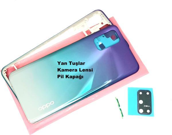 Tkgz Oppo A72 kasa Arka Pil Batarya Kapağı MAVİ - Image 1